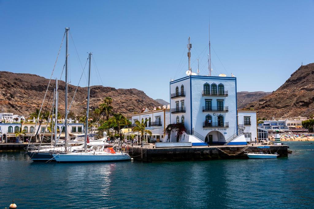 Apartamentos Las Palmeras Puerto De Mogan Exteriör bild