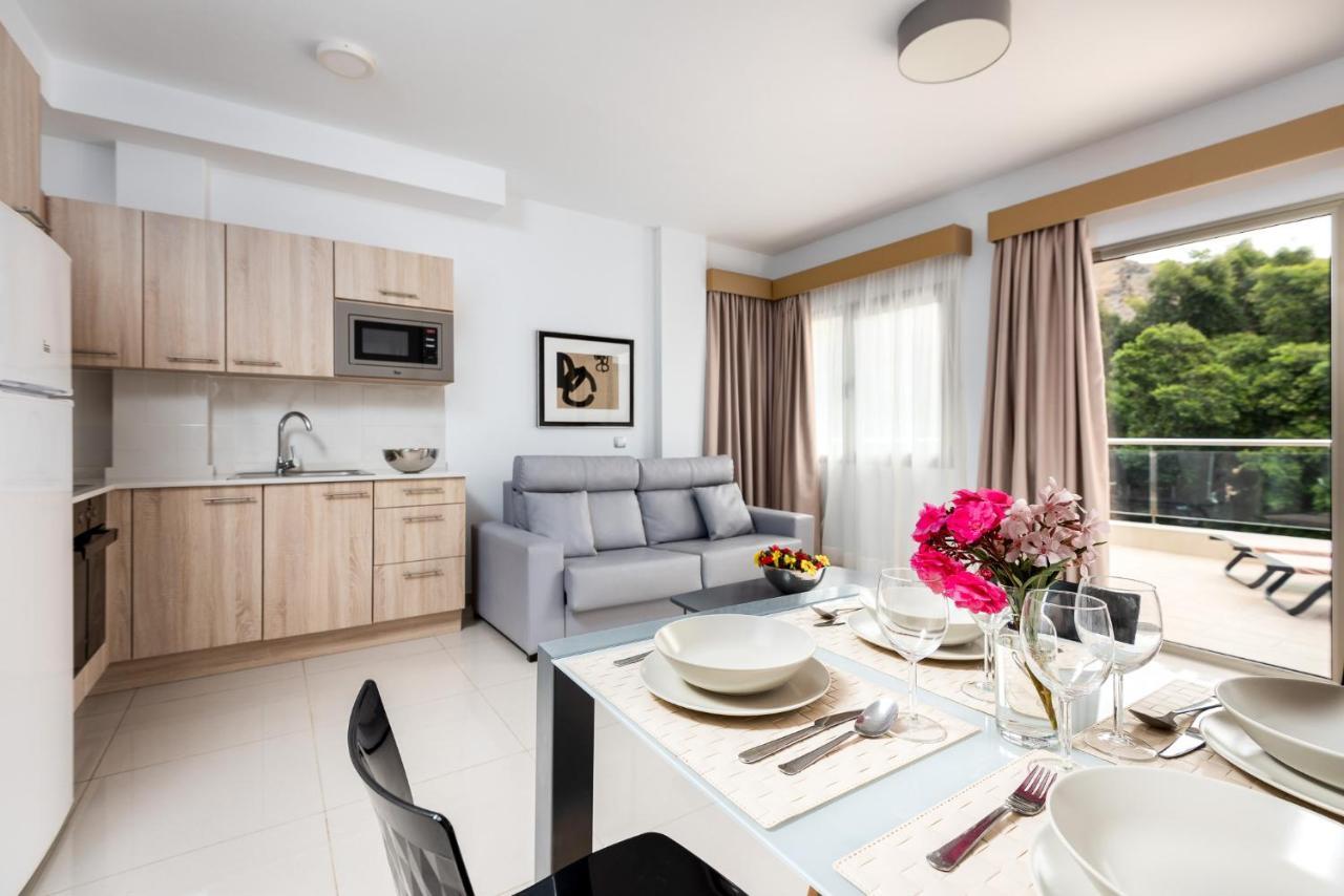 Apartamentos Las Palmeras Puerto De Mogan Exteriör bild