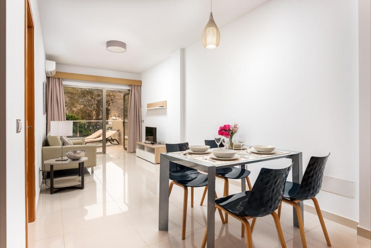 Apartamentos Las Palmeras Puerto De Mogan Exteriör bild