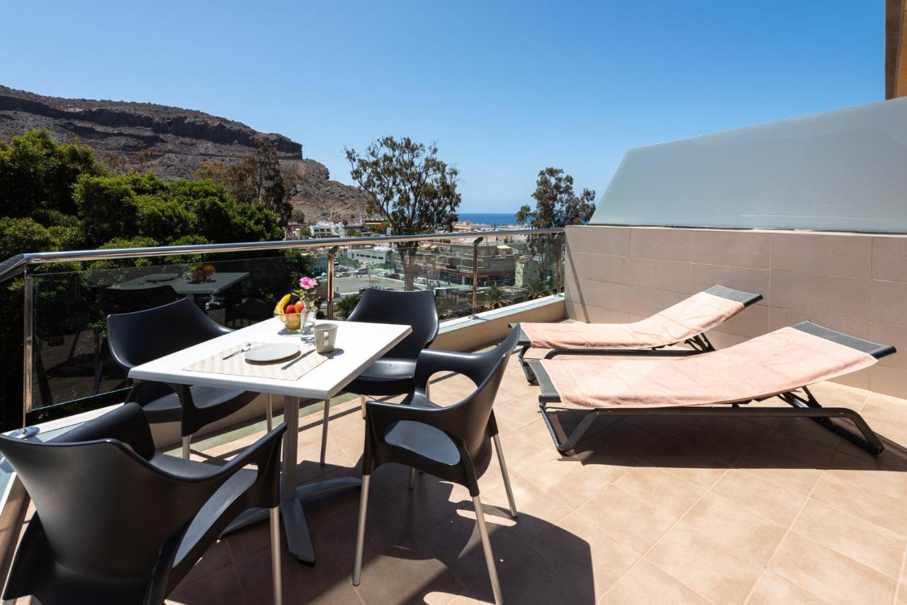 Apartamentos Las Palmeras Puerto De Mogan Exteriör bild