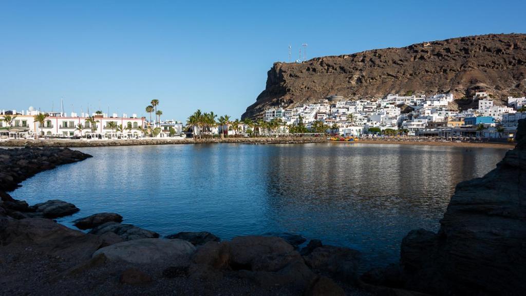 Apartamentos Las Palmeras Puerto De Mogan Exteriör bild