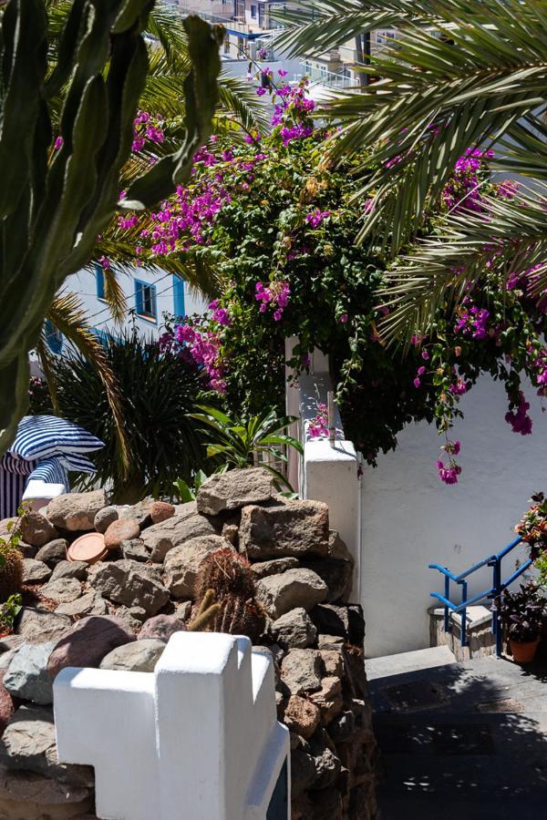 Apartamentos Las Palmeras Puerto De Mogan Exteriör bild